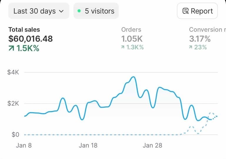 Shopify analytics performance proof